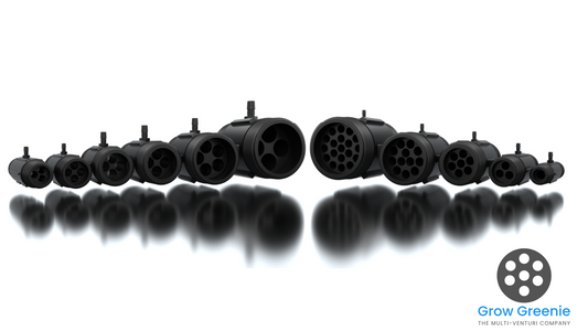 Grow Greenie MicroBubbler and MacroMixer multi-venturi injectors for efficient water oxygenation, gas injection, and fluid mixing in hydroponics, aquaculture, and water treatment systems.