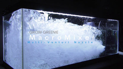 Mix and aerate with this multi-venturi nozzle for hydroponics and aquaponics, the best way to oxygenate hydroponic reservoirs and aquaponic reservoirs, Hydroponic aerator pump nozzle, mix and aerate nutrient reservoirs, Aerate hydroponics without airstone