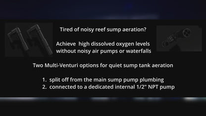 Here we demonstrate two methods of setting up a multi-venturi in a sump tank. This is a great way to achieve the highest levels of dissolved oxygen. No need to use air stones or air pumps! Give the good bacteria and nitrogen cycle the high levels of dissolved oxygen that they need.